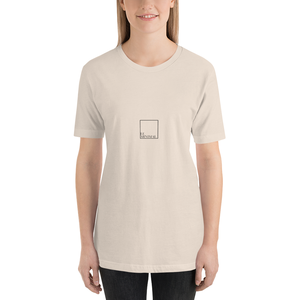 Basic Beige Logo Tee