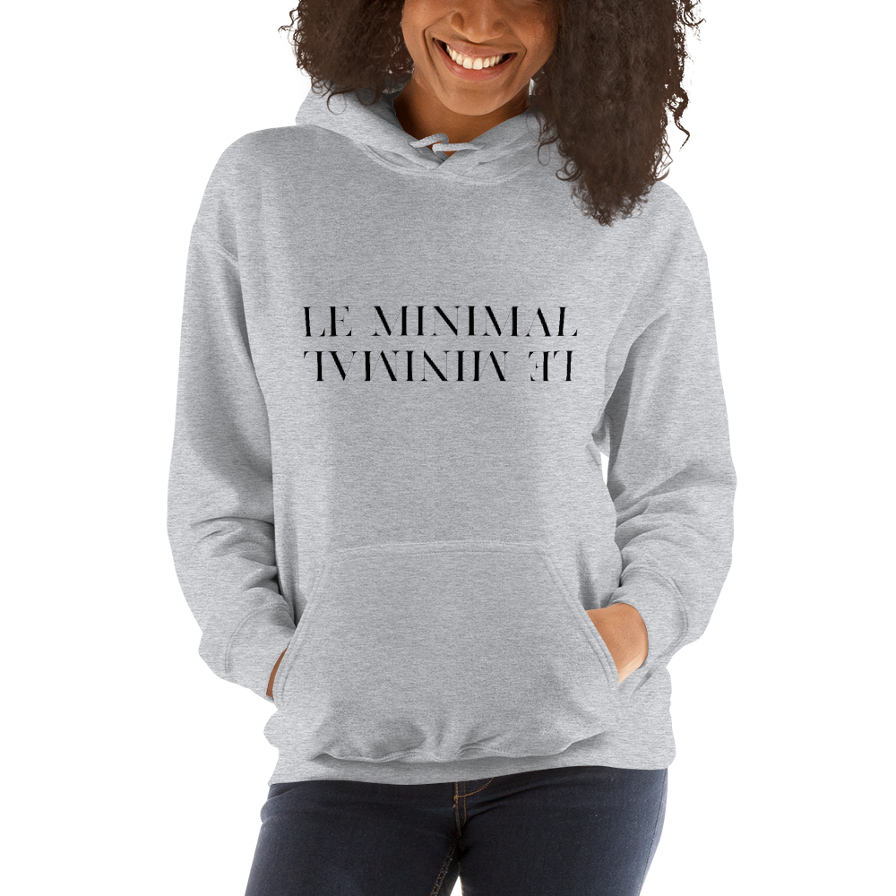 Basic Grey Logo Hoodie