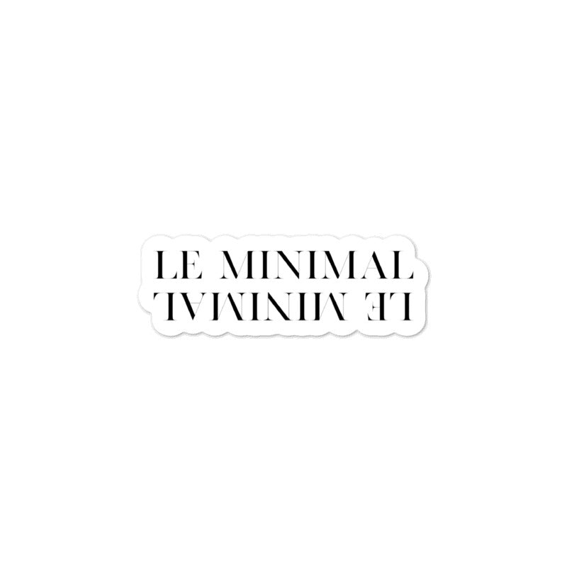 Le Minimal Sticker